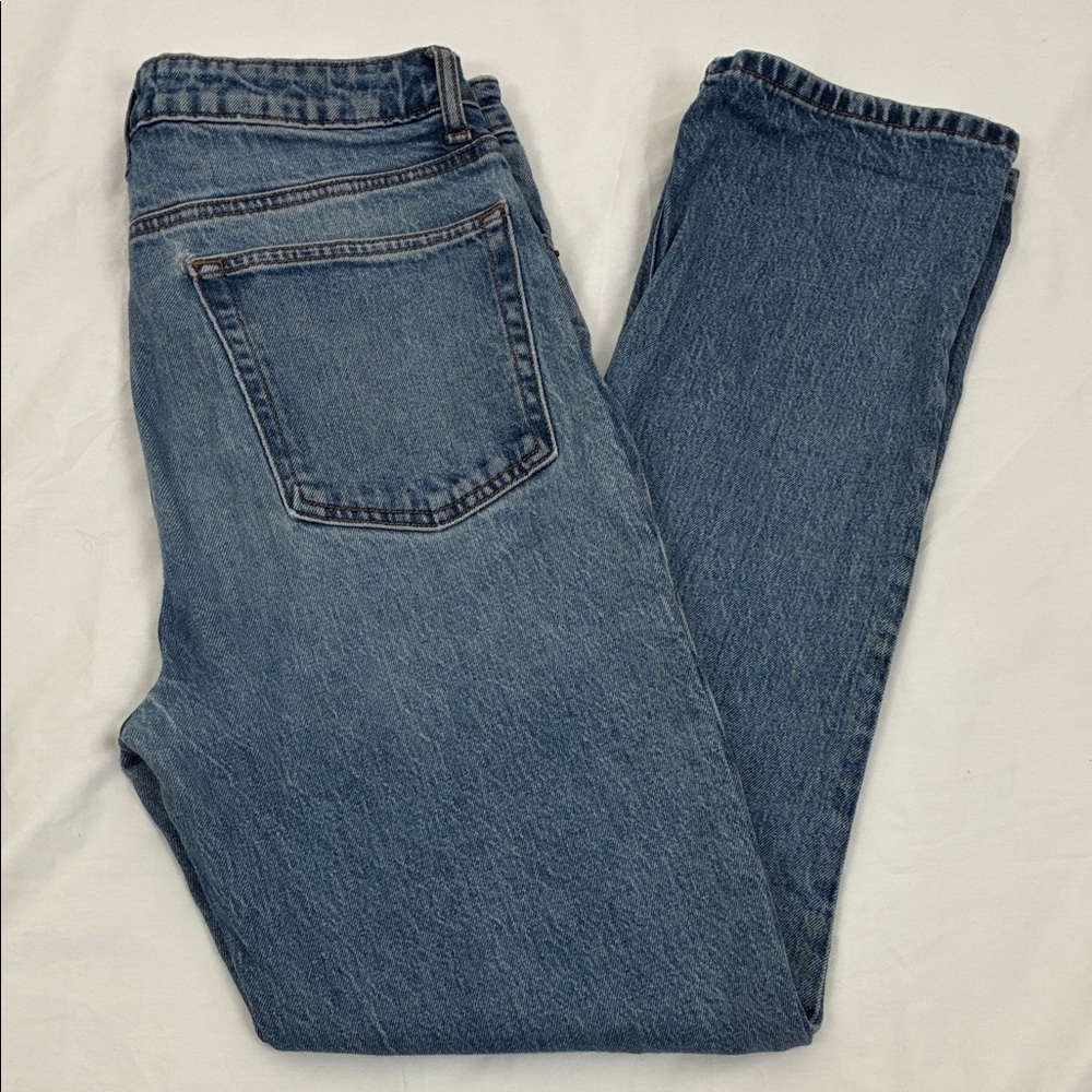 Reformation Women’s 30 Liza Ultra High Rise Straight Jeans Icarian Colorway